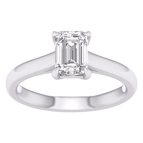 14 Karat White Gold 1.50 Carat Diamonds Lab Grown Diamond Radiant Ladies Ring-0227979-WG