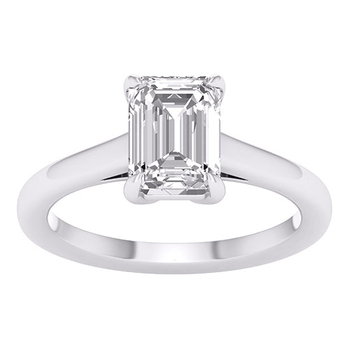 14 Karat White Gold 2.00 Carat Diamonds Lab Grown Diamond Radiant Ladies Ring-0227980-WG