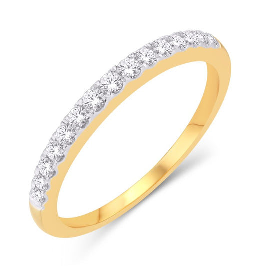 14 Karat Yellow Gold 0.95 Carat Diamonds Classic Ladies Band-0725871-YG