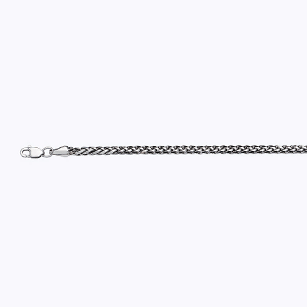 10K 2.5MM WHITE GOLD PALM 22