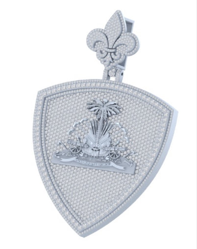 Custom Medallion Pendant with custom bail (Deposit)