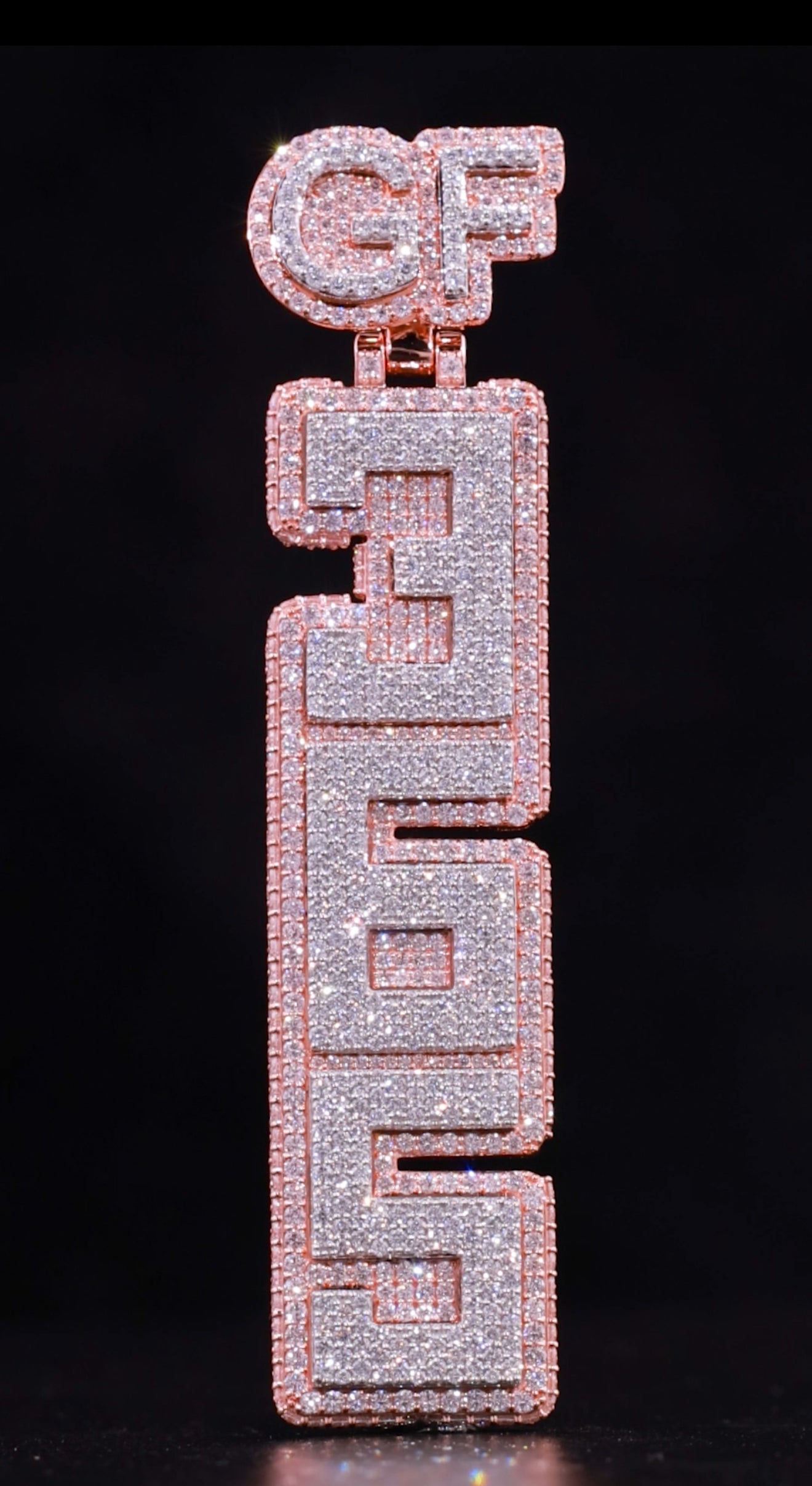 Custom Vertical Pendant 3 inches - God First 365