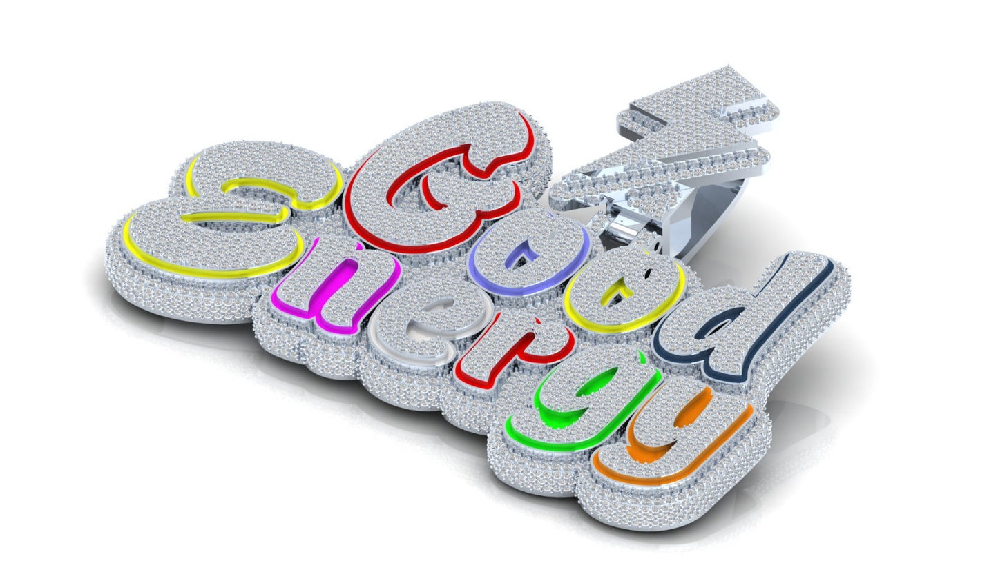 Custom Name Pendant Deposit - Double Layer