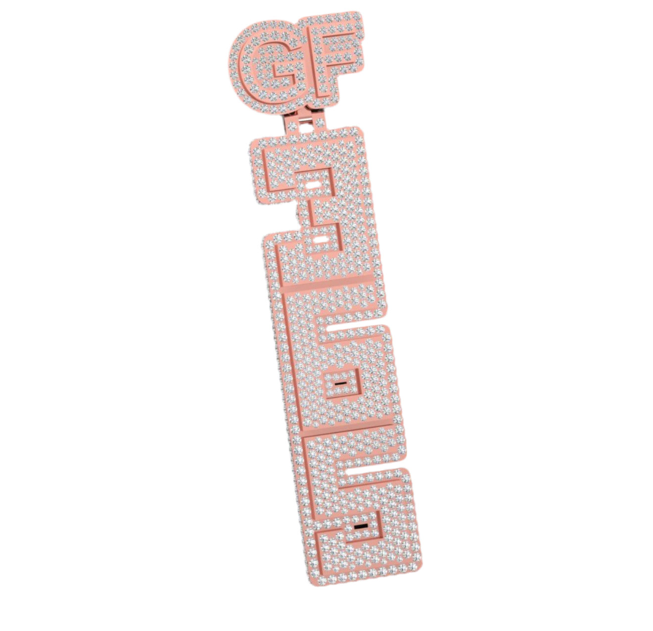 Custom Vertical Pendant 3 inches - God First 365