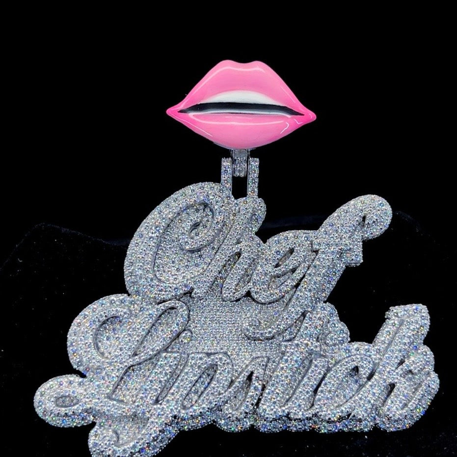 Custom Pendant Double stacked Double Layer with Custom Enamel Bail (Deposit)