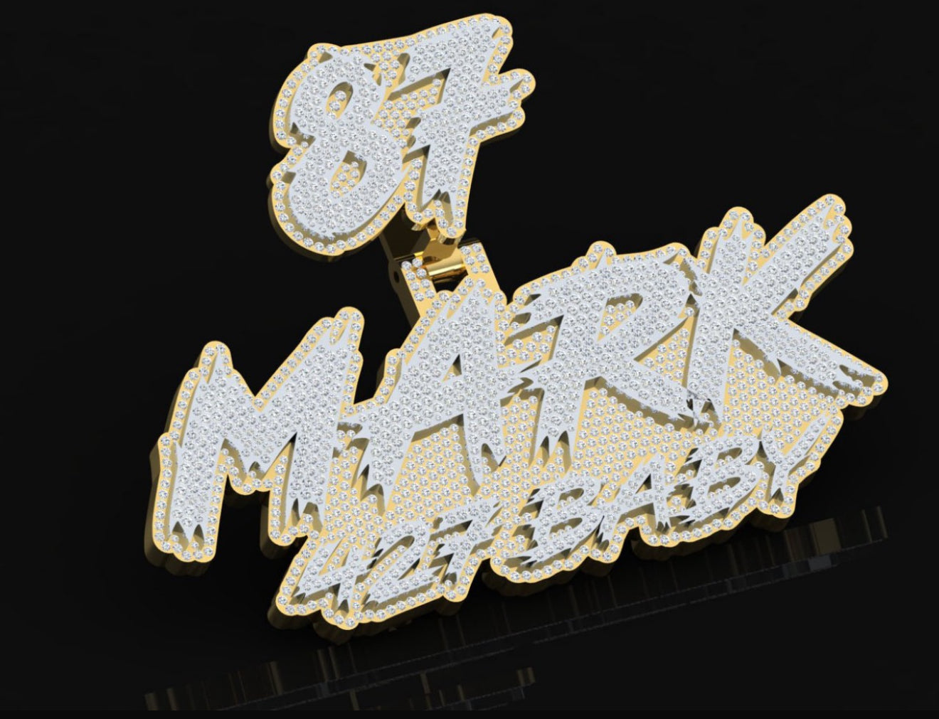 Custom Name Pendant - Name Style (Deposit)