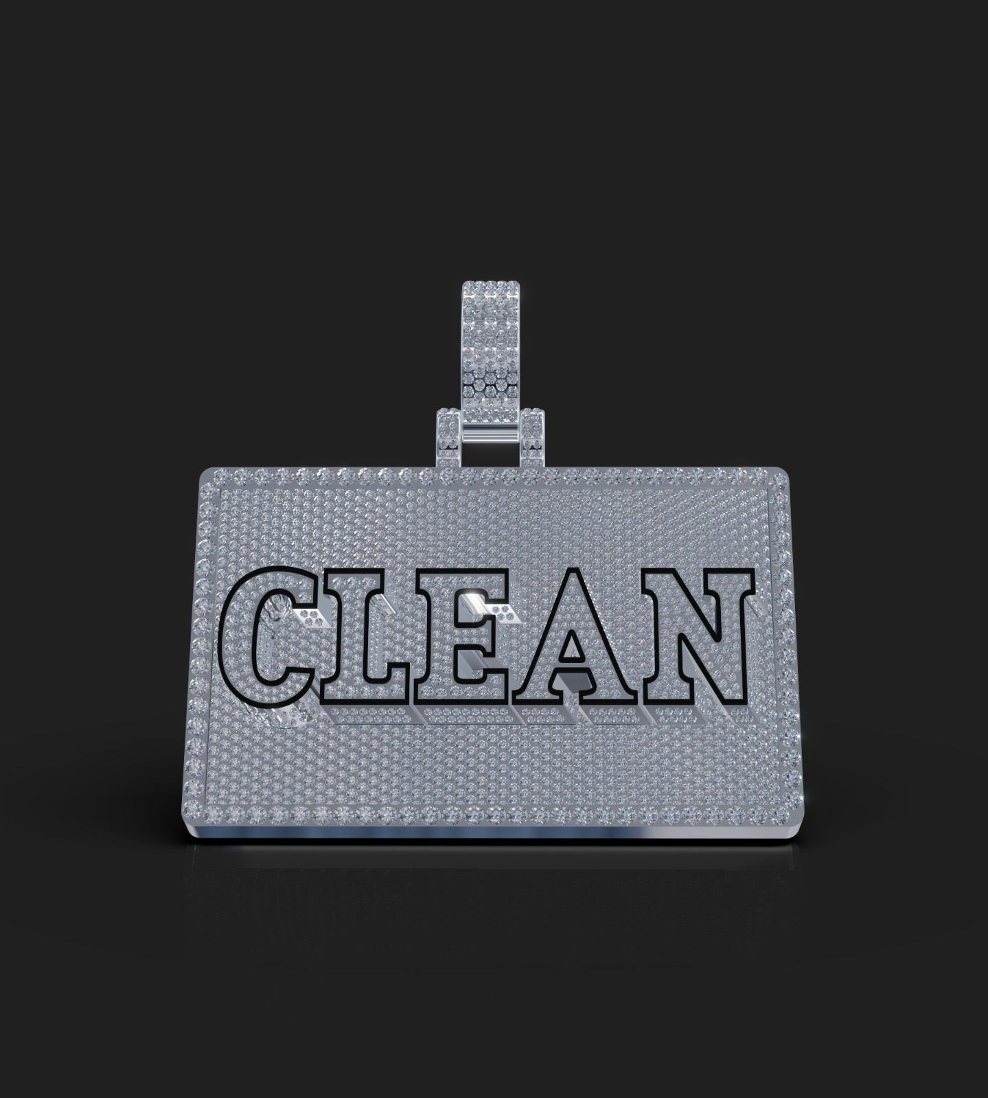 Custom Rectangle Style Pendant - (Deposit)