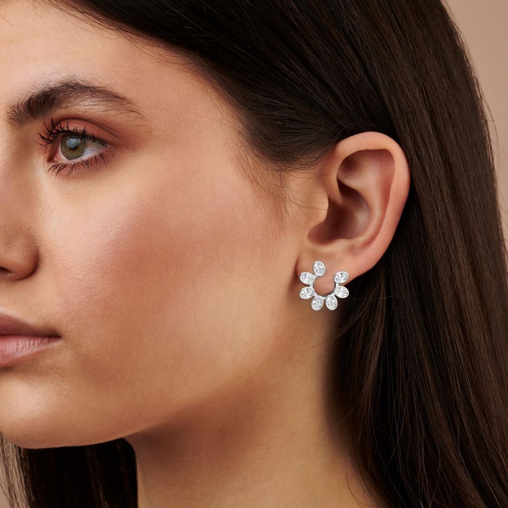 0.73 CTTW Lab Grown Diamond Stud Earrings Available in 14k White Gold,14k Yellow Gold,14k Rose Gold