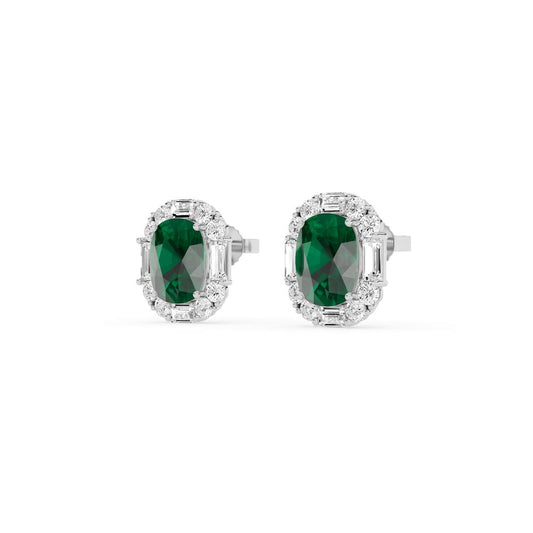 5.21 CTTW Lab Grown Diamond Stud Earring Available in 14k White Gold,14k Yellow Gold,14k Rose Gold