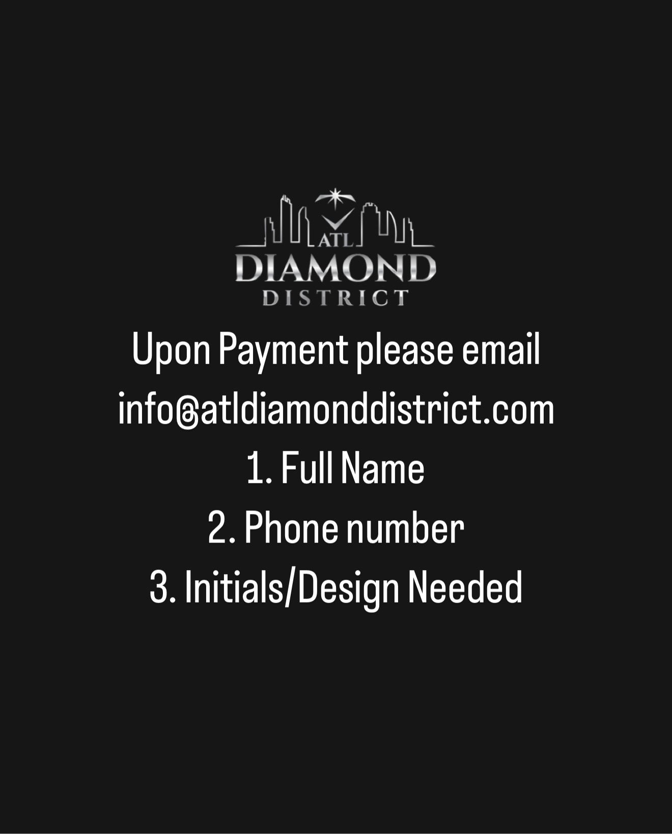 Custom Pendant Payment