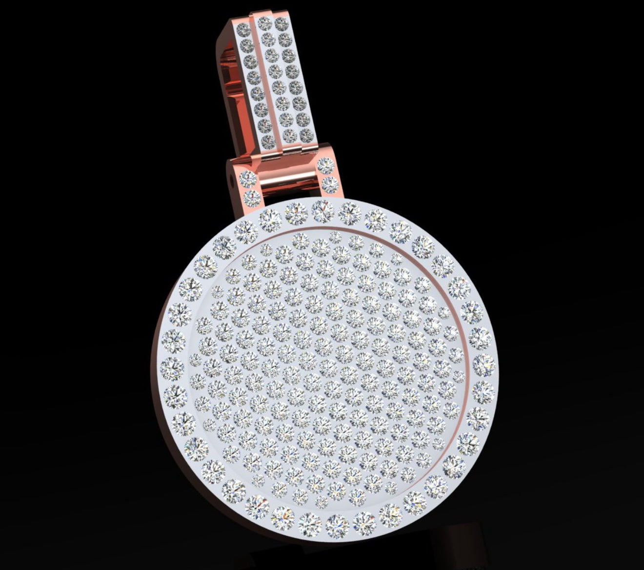Custom Circle Medallion Pendant - (Deposit)