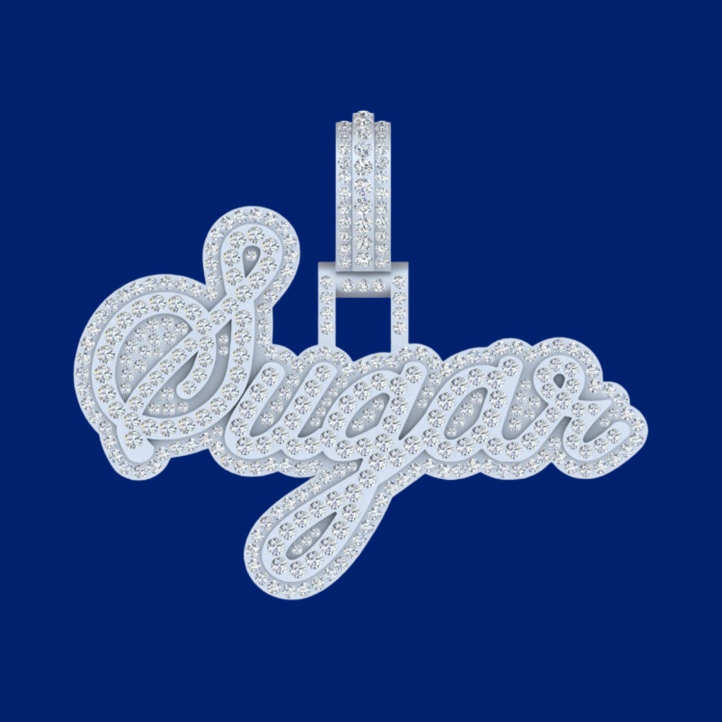 Custom Name Pendant Deposit - Double Layer