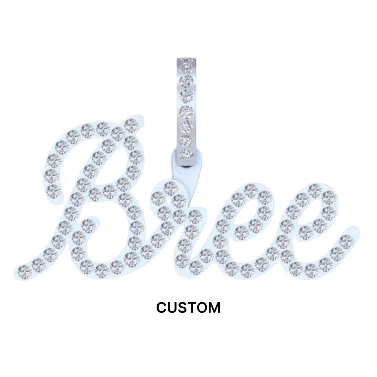 Custom Name Pendant - Single Layer