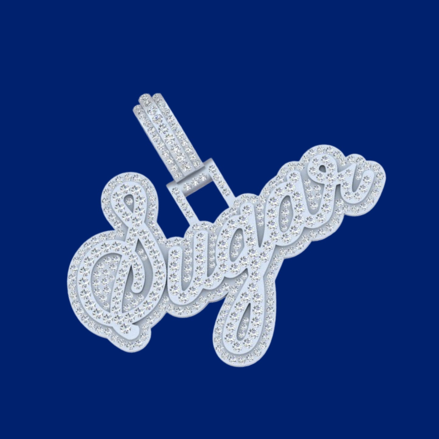 Custom Name Pendant Deposit - Double Layer