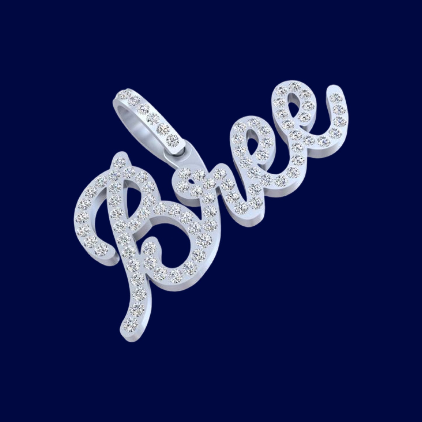 Custom Name Pendant - Single Layer