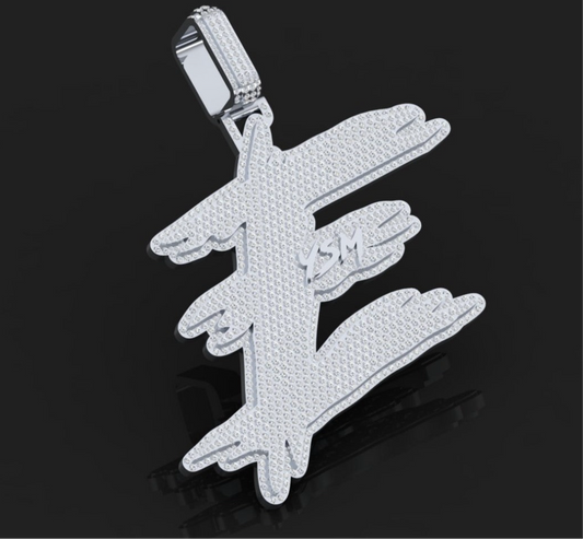 Custom Jumbo Single Initial Pendant - (Deposit)
