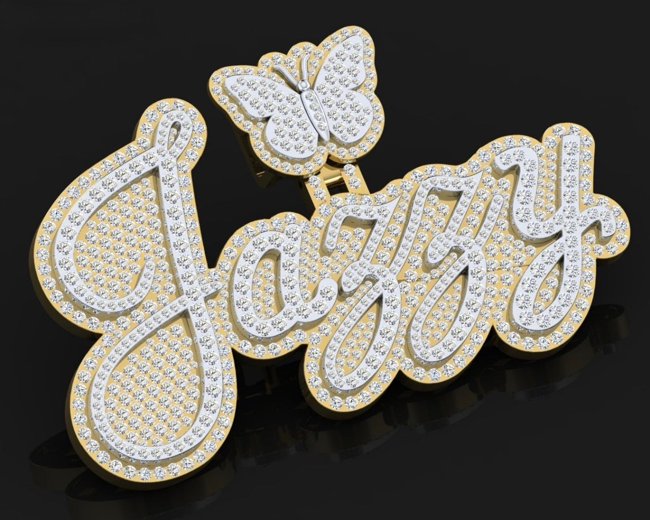 Custom Cursive Name Pendant - (Deposit)