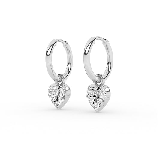 2.55 CTTW Lab Grown Diamond Dangle Earring Available in 14k White Gold,14k Yellow Gold,14k Rose Gold