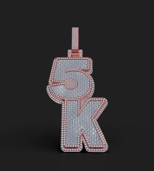 Custom Staggered Vertical Pendant - (Deposit)